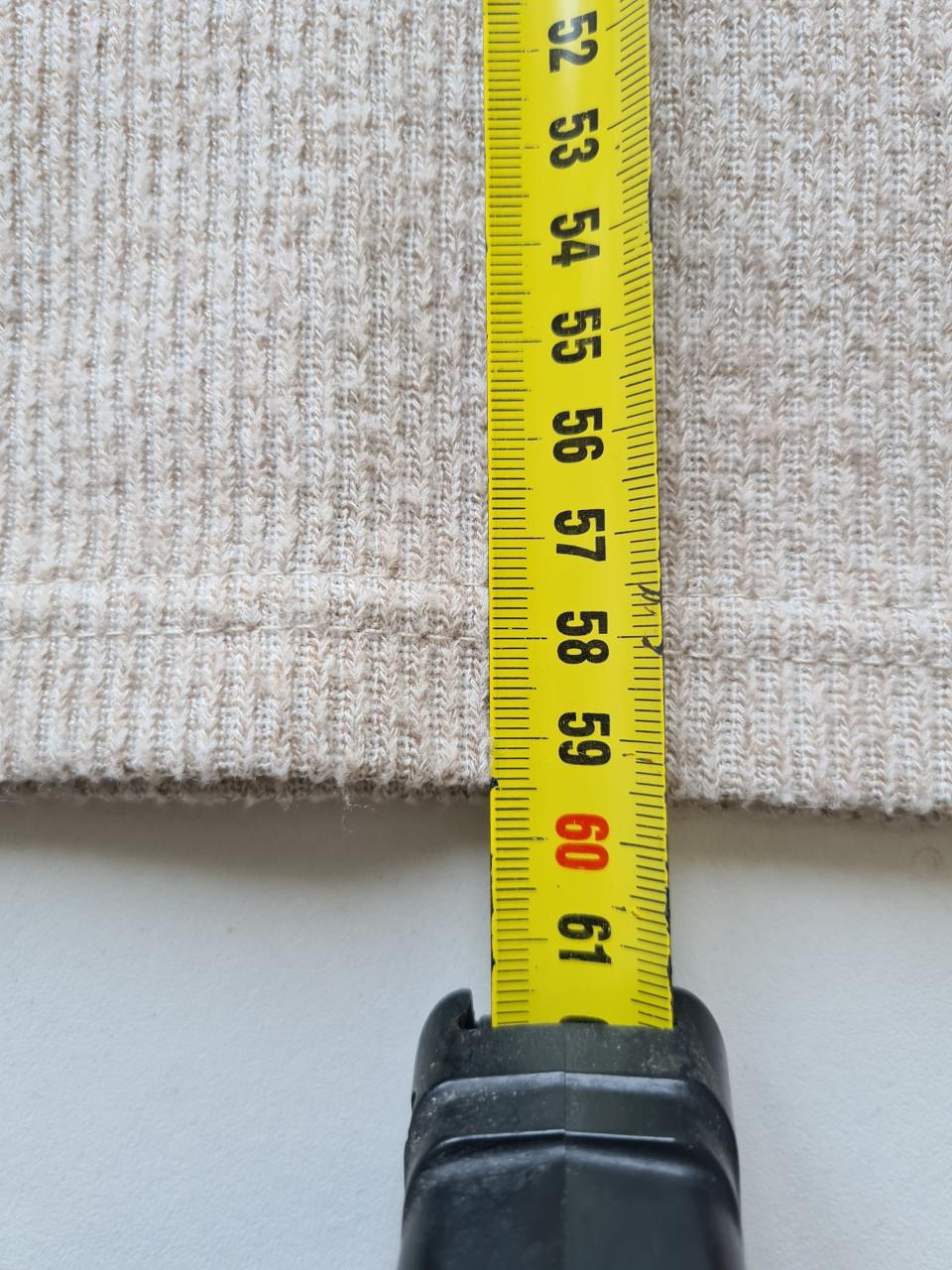 Amisu licht beige / ecrukol trui  Maat L