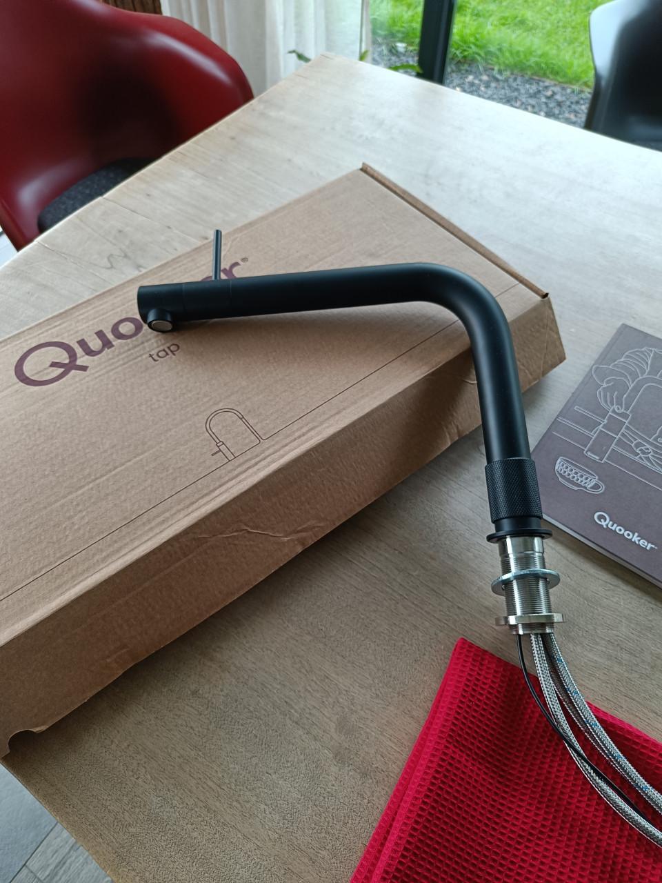 Quooker Front kokendwaterkraan mat zwart