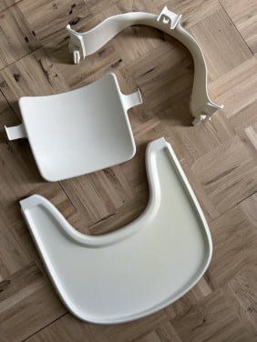 Tripp trapp verkleiner wit