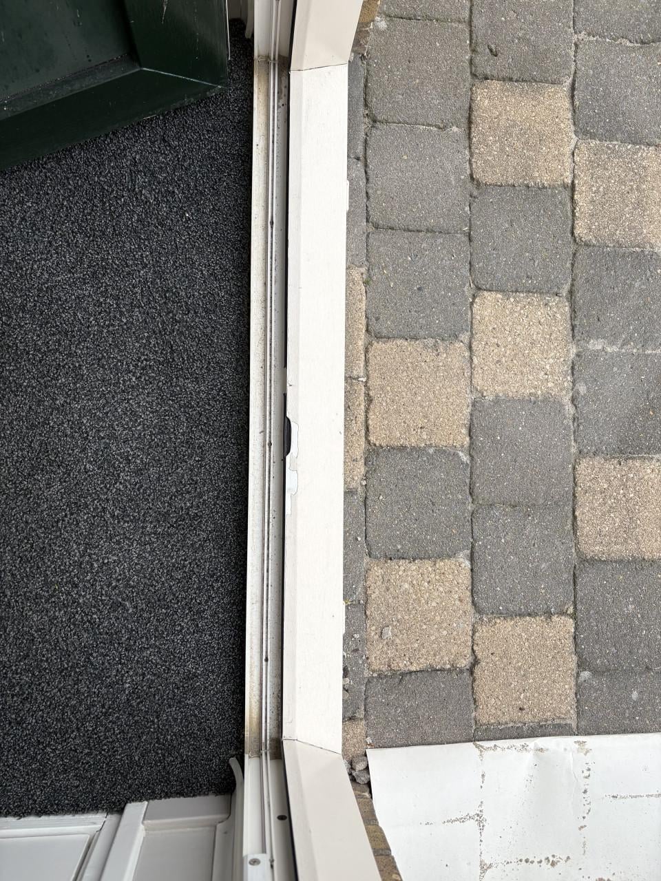 Kunststof voordeur met kozijn