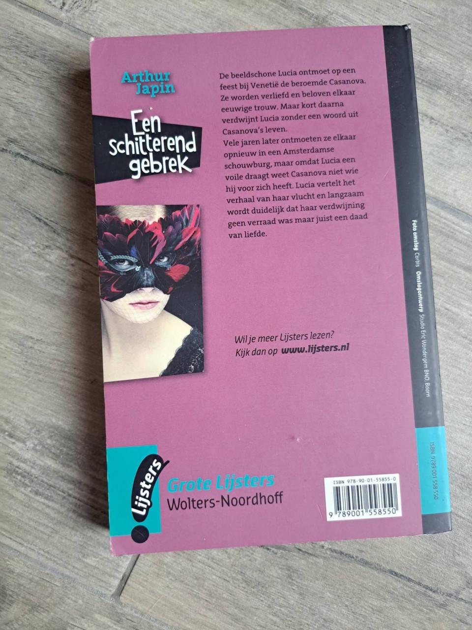 Roman Een schitterend gebrek van Arthur Japin