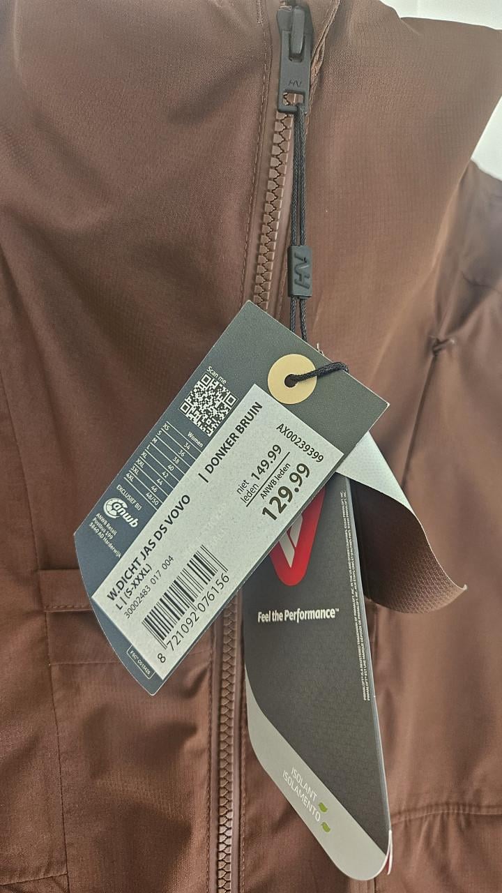 NIEUW water- en winddicht jack