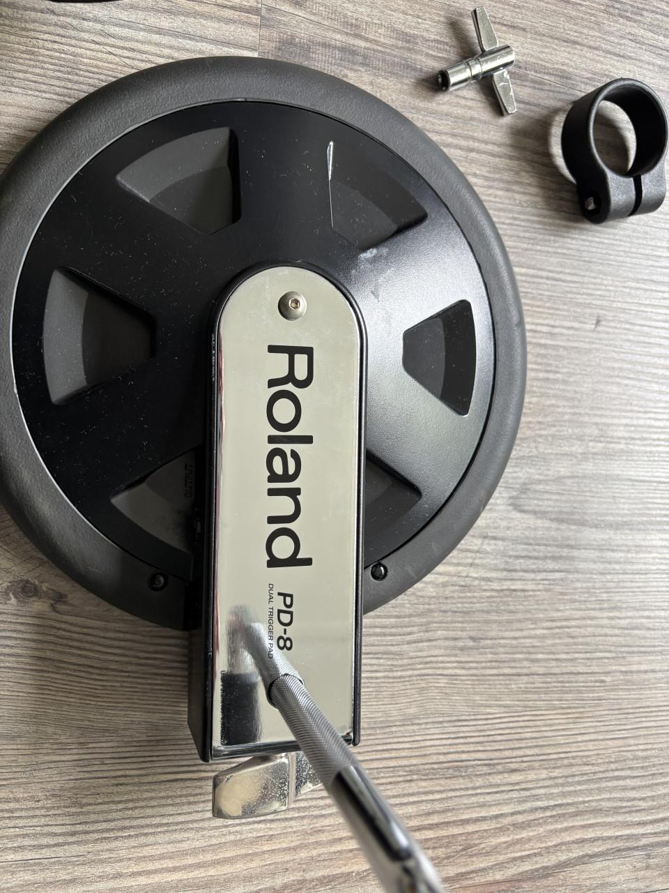 2 Roland PD-8 V-Drum Stereo Rubber Pads