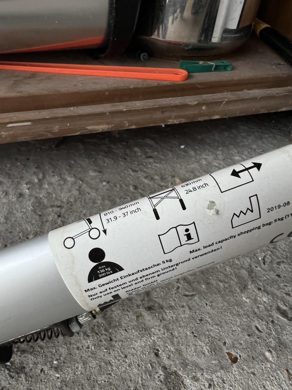 Lichtgewicht Rollator in prima staat