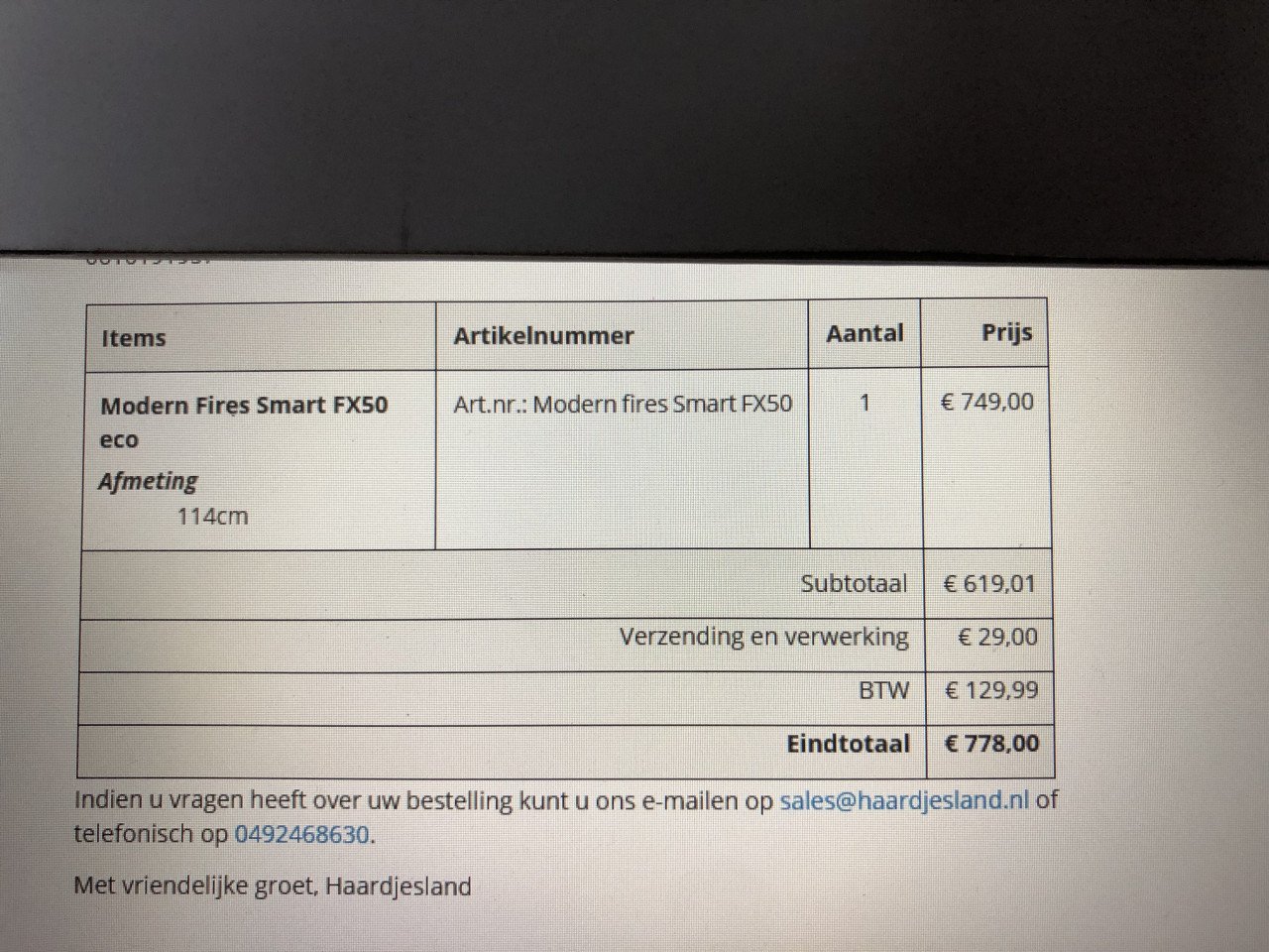 Electrische sfeerhaard
