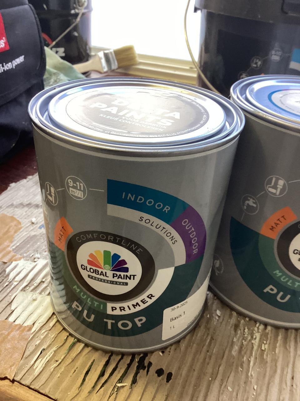 Late ral 9010+primer   Samen voor €85 koopje