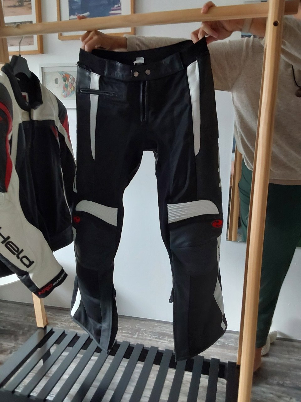 Lederen motorpak Held
