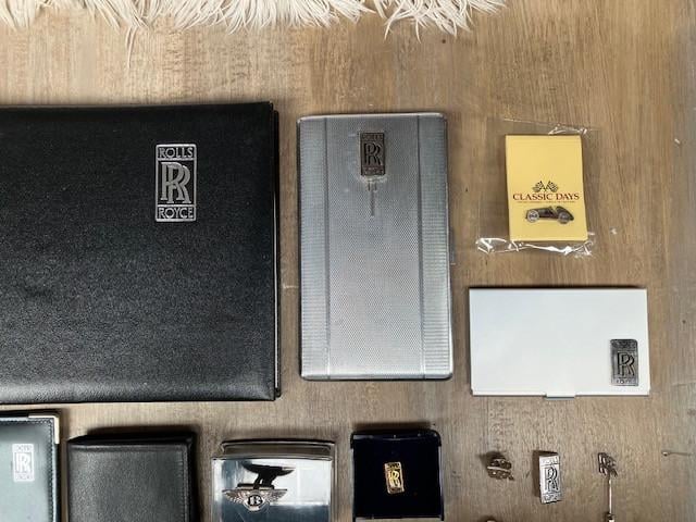 Manchetknopen,speelden van zilver van Rolls Royce & Bentley hele collectie