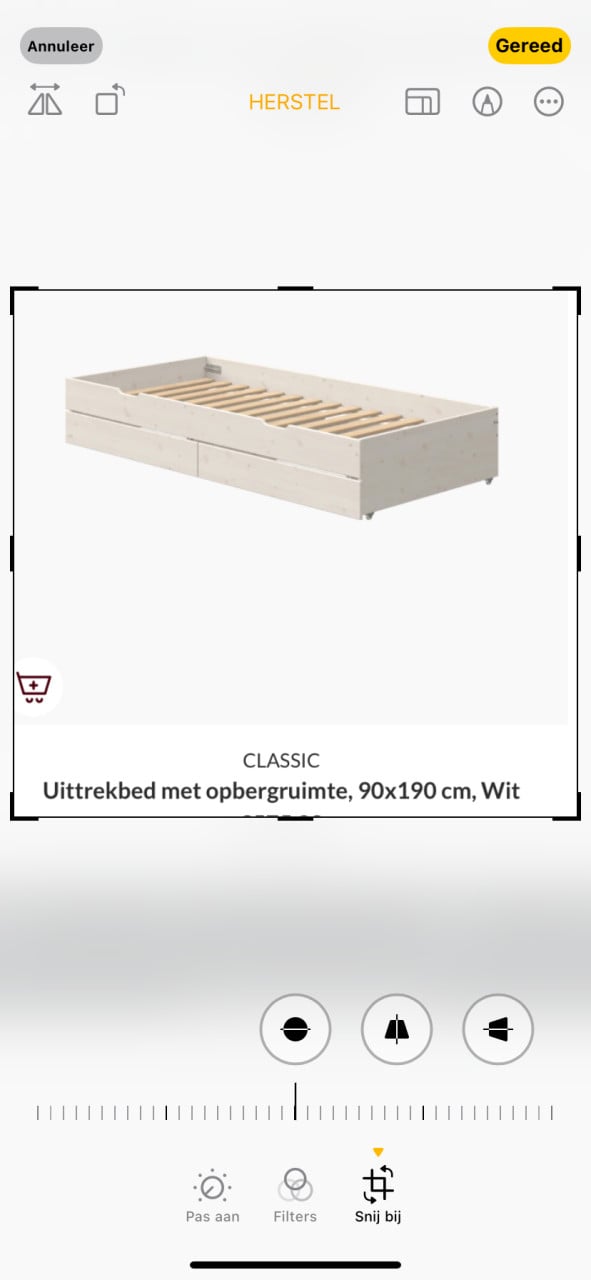 Flexa bed met matras en twee lades