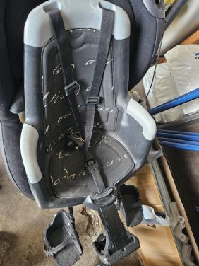 Fietsstoeltje achter bobike grijs