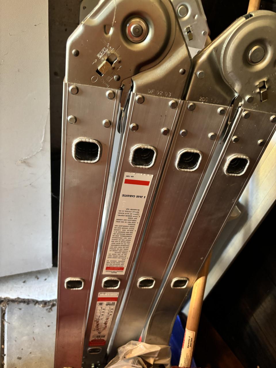 Steiger/ uitschuifladder