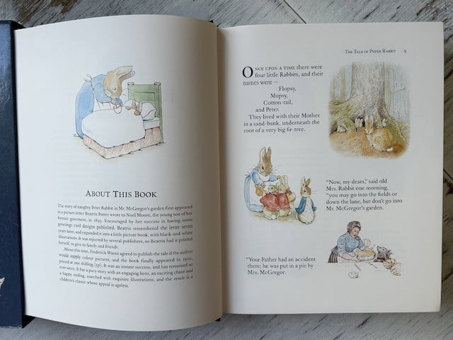 Beatrix Potter The complete tales, boek in luxe cassette.