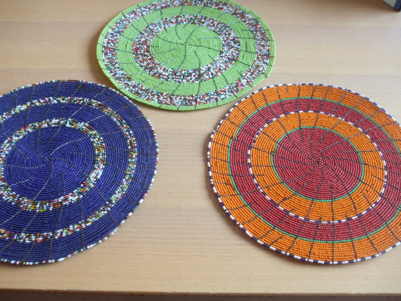 Te koop mooie grote onderzetters.(nieuw).