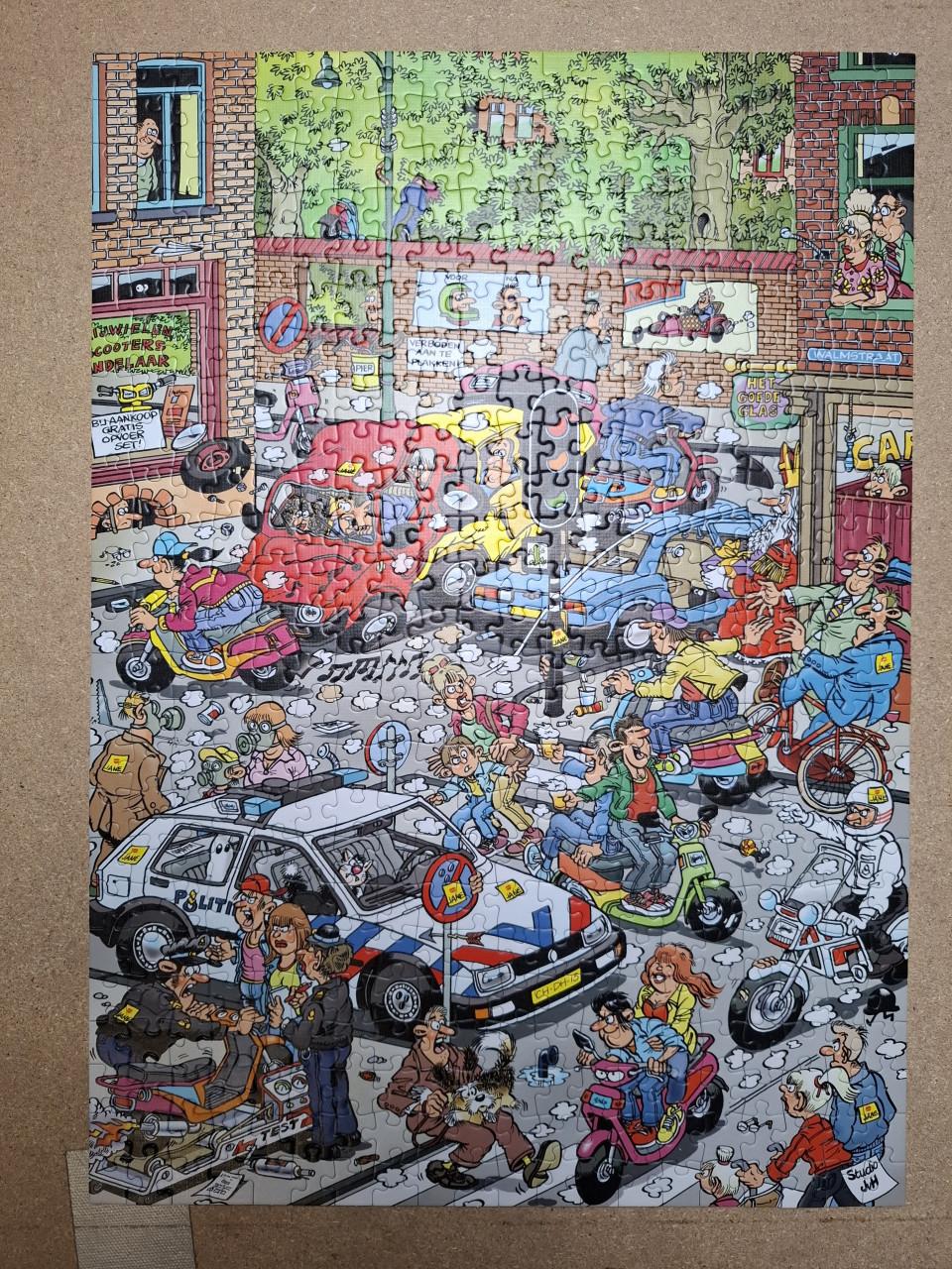 Jan van haasteren verkeerschaos