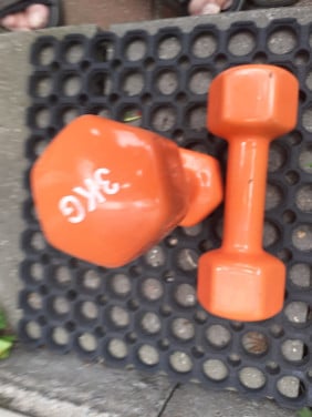 Halters...2 x 3 kg...oranje