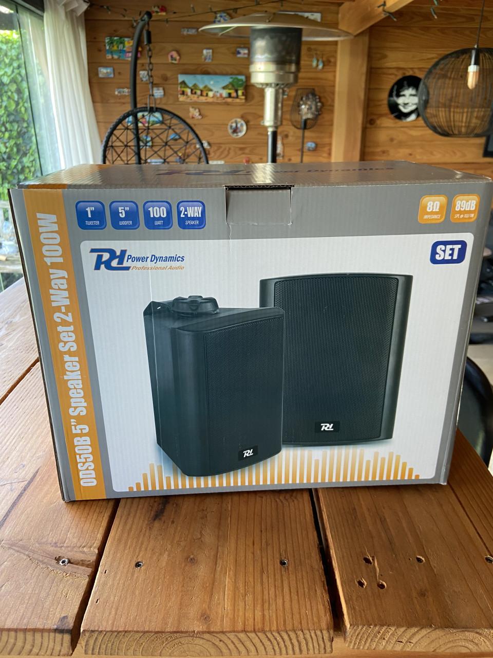 Set audio boxen 100 watt (nieuw)