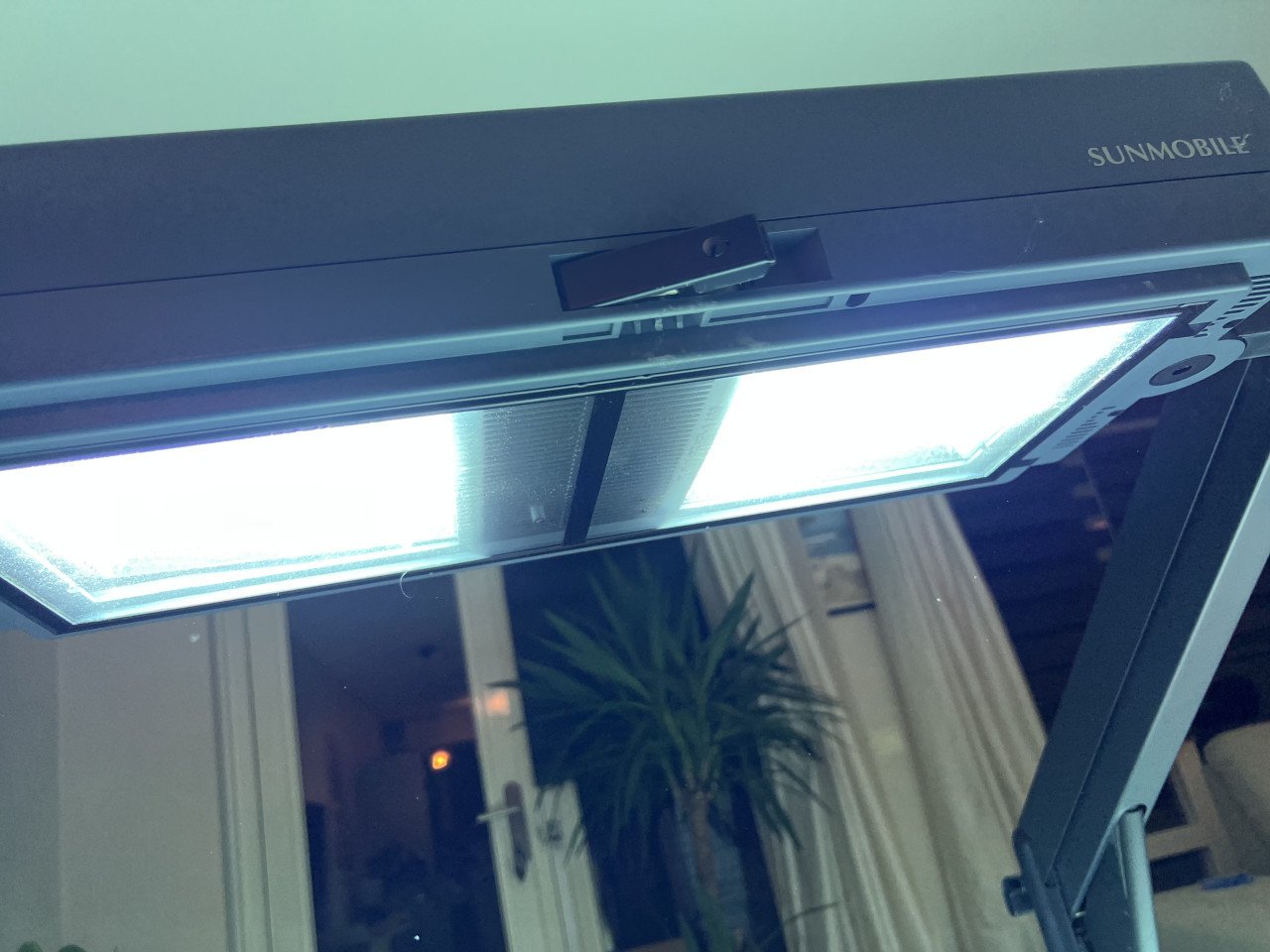 Zonnebank op wieltjes