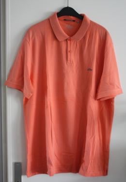 Oranje roze polo maat 3xl