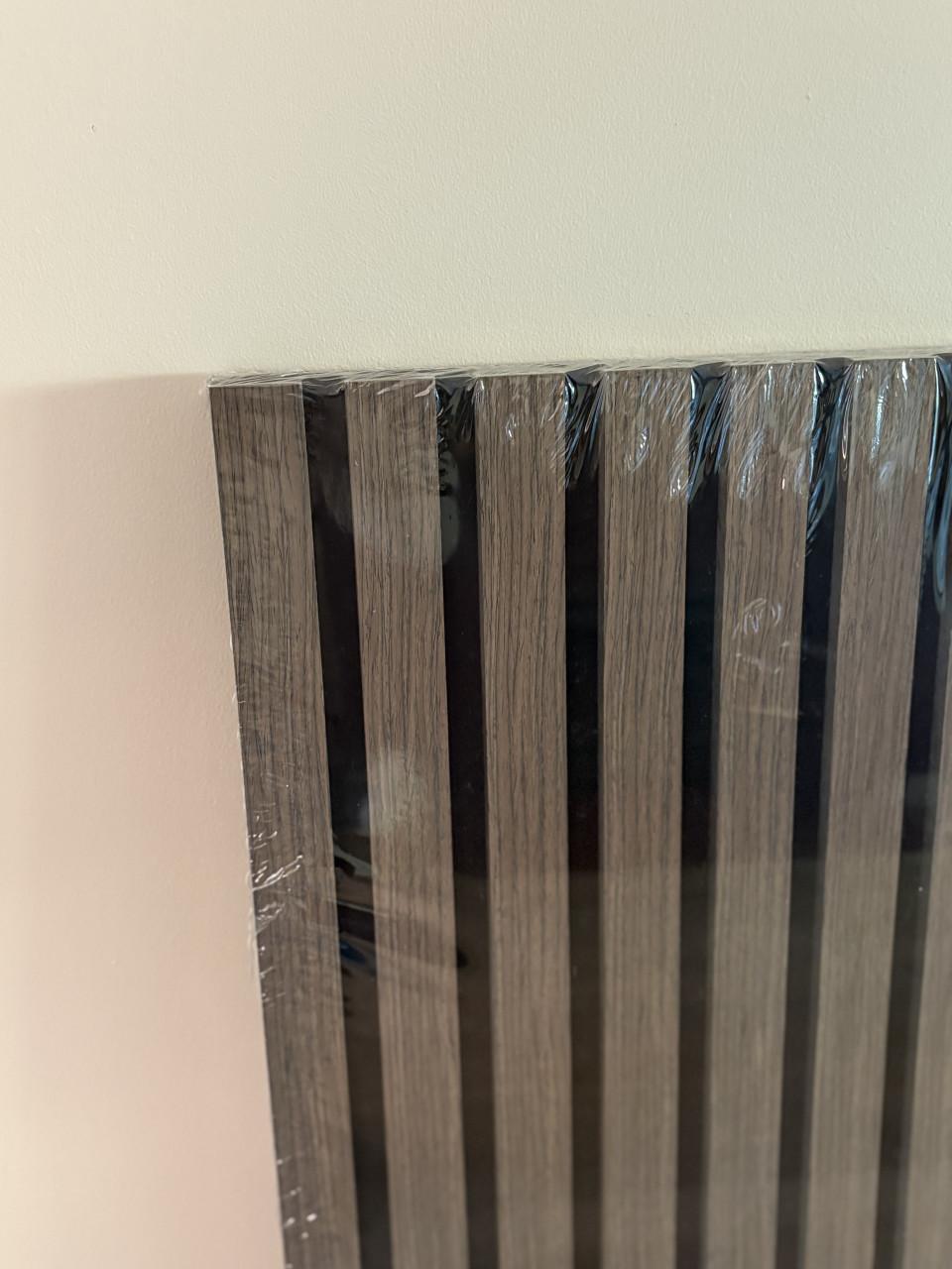 Akoestische wandpanelen notenhout