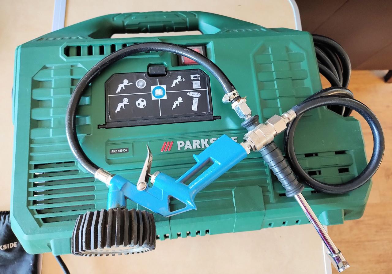 Parkside draagbare luchtcompressor compressor