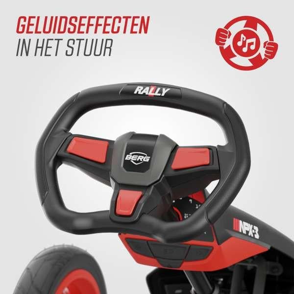 Skelter BERG Rally APX Red met 3 versnellingen
