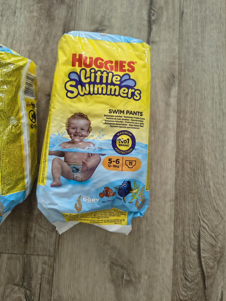 Nieuwe Huggies Little swimmers zwemluiers, 12-18 kg. 18 st.