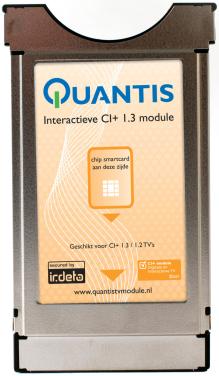 Quantis interactief CI+ 1.3 module, verkeert in nieuwstaat