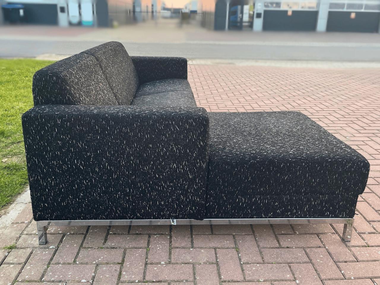 GRATIS LEVERING HEEL BENELUX + DACH Mooi Montel Stoffen Hoekbank