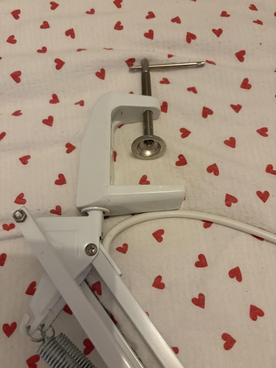 Loeplamp met klem
