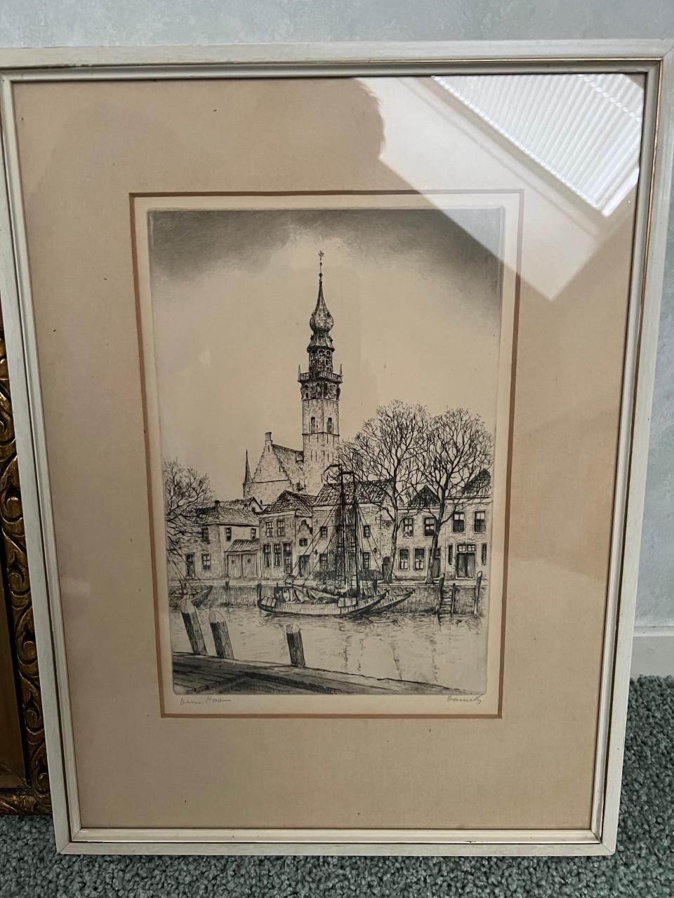 Verschillende antieke schilderijen (meerdere fotos)