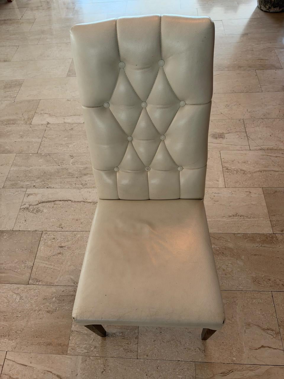 8x luxe eettafel stoelen
