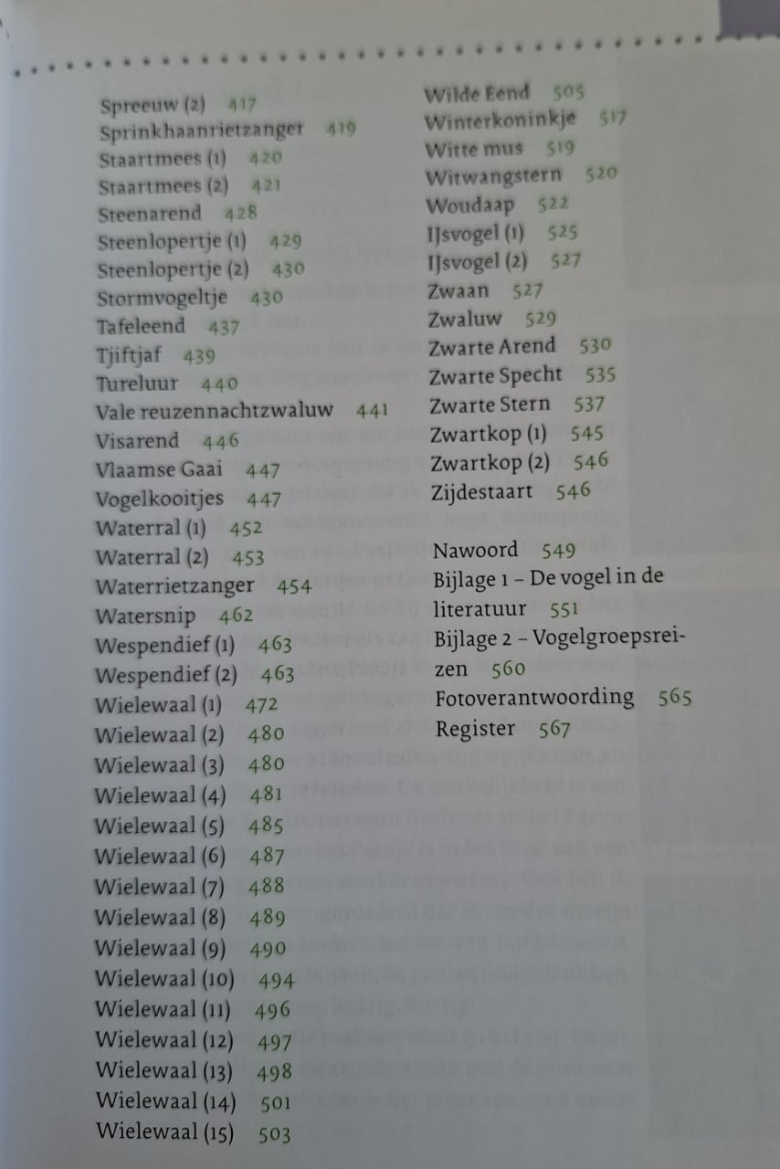 Dorrestijns volkomen vogelgids, door Hans Dorrestijn
