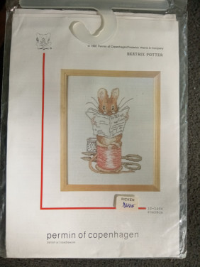 3 complete borduurpakketjes Beatrix Potter