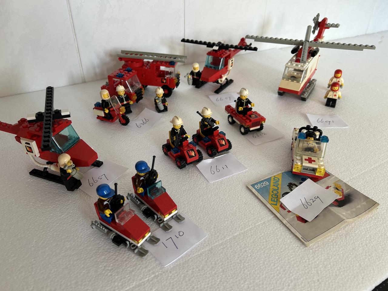 Oude Lego modellen. Hulpdiensten.