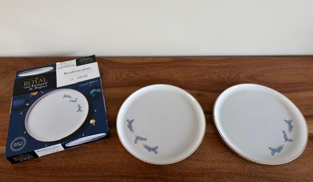 Royal van Kempen & Begeer | ontbijtborden | 8 stuks