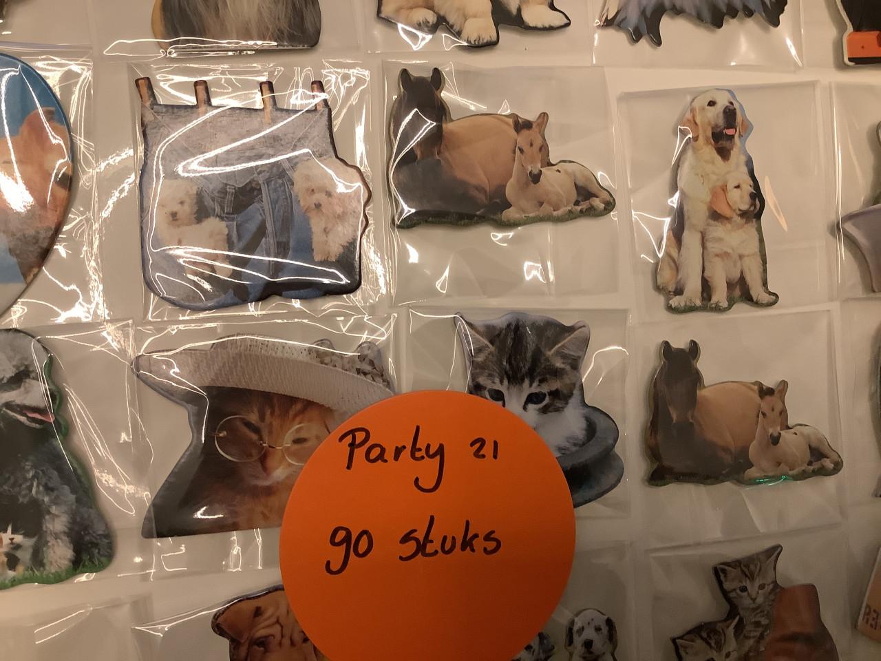 Partij super leuke magneetjes ( partij 21)