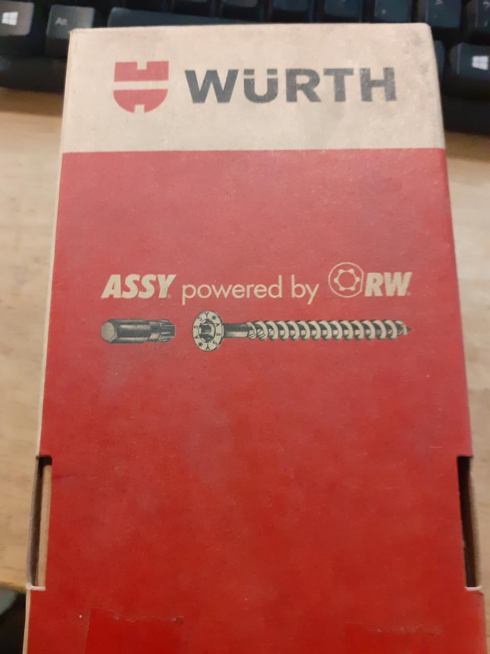 8 doos wurth assy 6 x 130/70 mm voor 50 euro