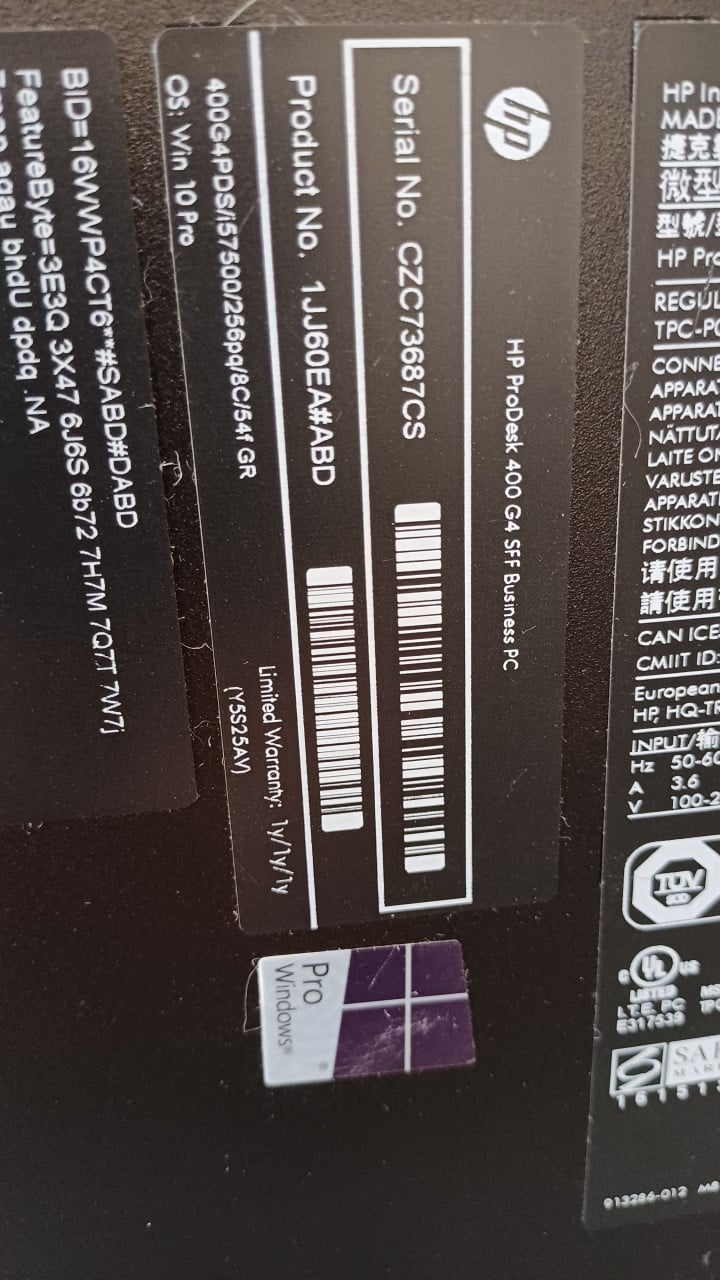 Te koop HP prodesk 400