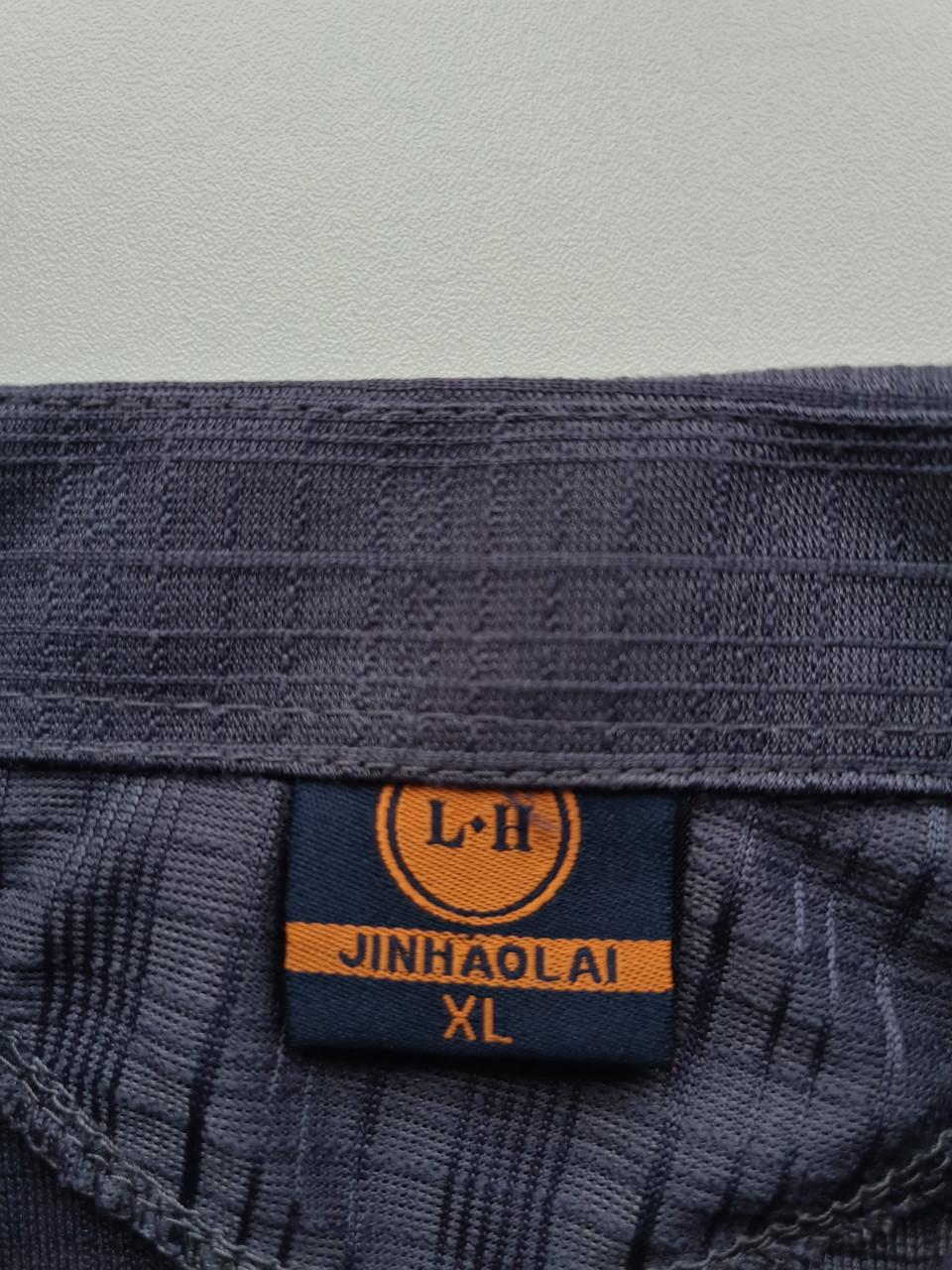 Donker grijs shirt  van L H met korte mouwen Mt XL