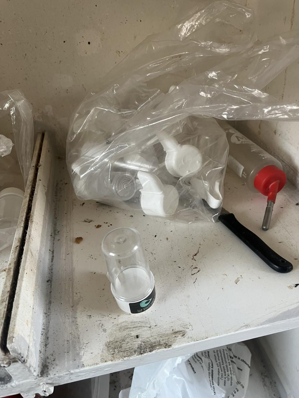 Drinkfotein lage voet 60ml transparant