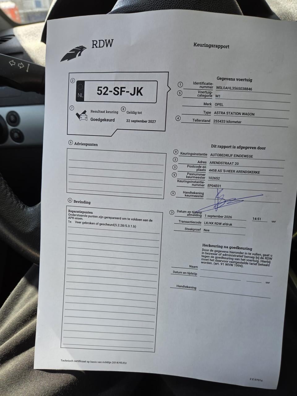 Mooie Opel Astra station met volle jaar APK!!!
