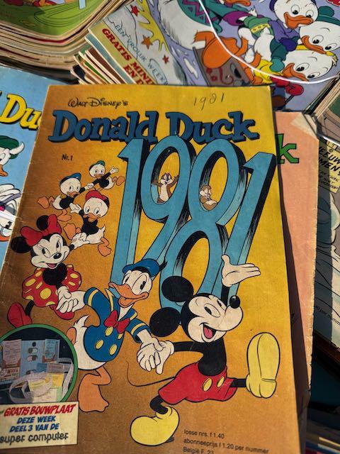 Donald Ducks verschillende jaren variërend ’67 tot ’86