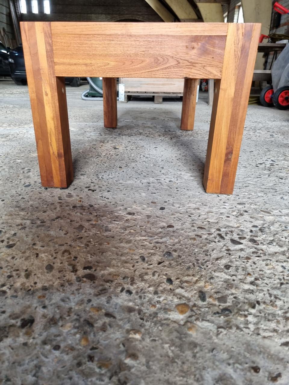 Salontafel - teakhouten set