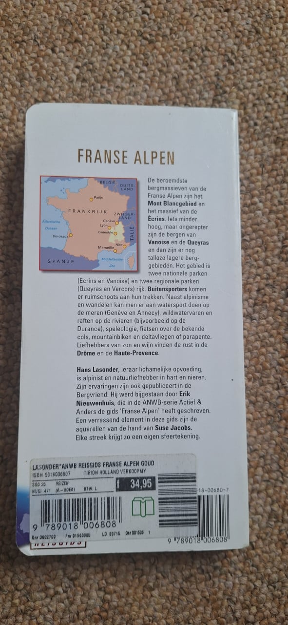 Provence, Vogezen, Elzas, Franse Alpen, Middellandse zeekust