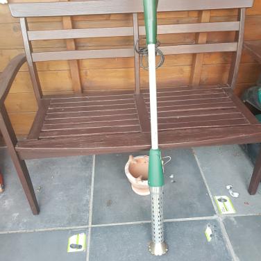 Elektrische onkruidbrand