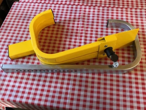 Wielklem voor caravan, aanhanger of auto