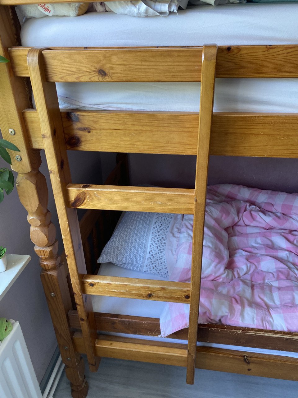 Stapelbed hout