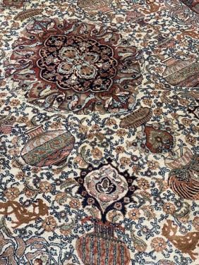💐Schitterend Sfeervol Handgeknoopt Vintage Vloerkleed met Oosters Motief💐