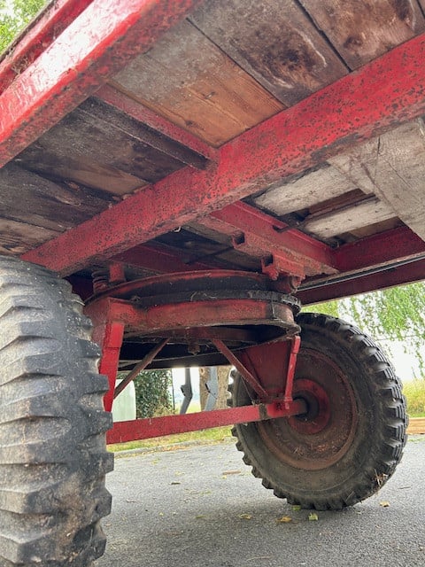 Hooi wagen - Platte kar