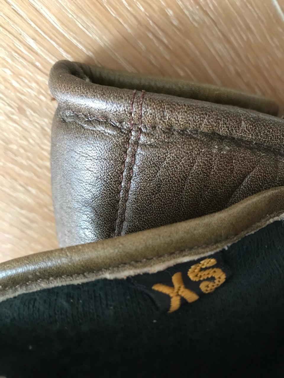 Dames motor/scooter handschoenen Magna, leer warm XS.